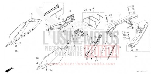 WINDLAUF, HINTEN ADV750R de 2024